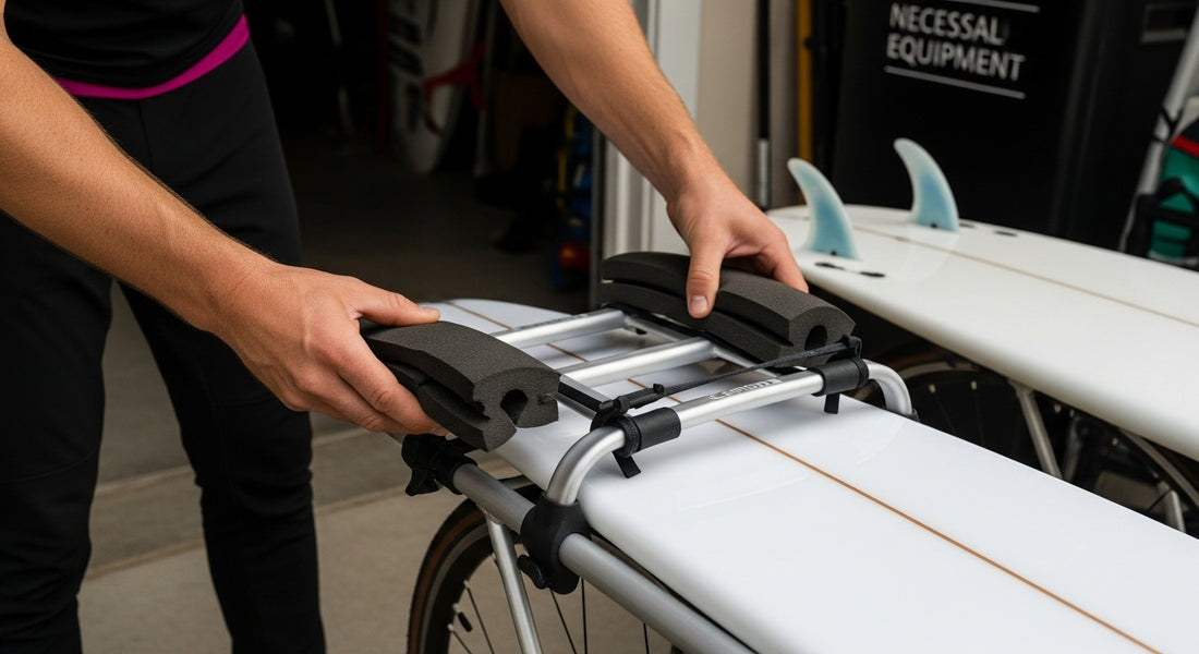 surfboard bike transport equipment