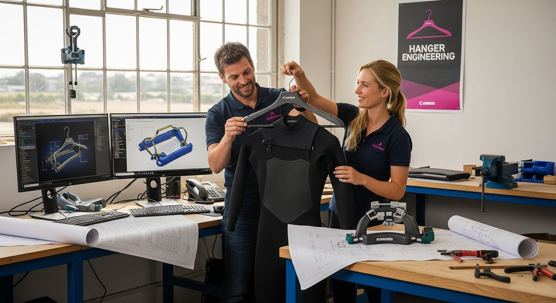 deconstructing wetsuit hanger