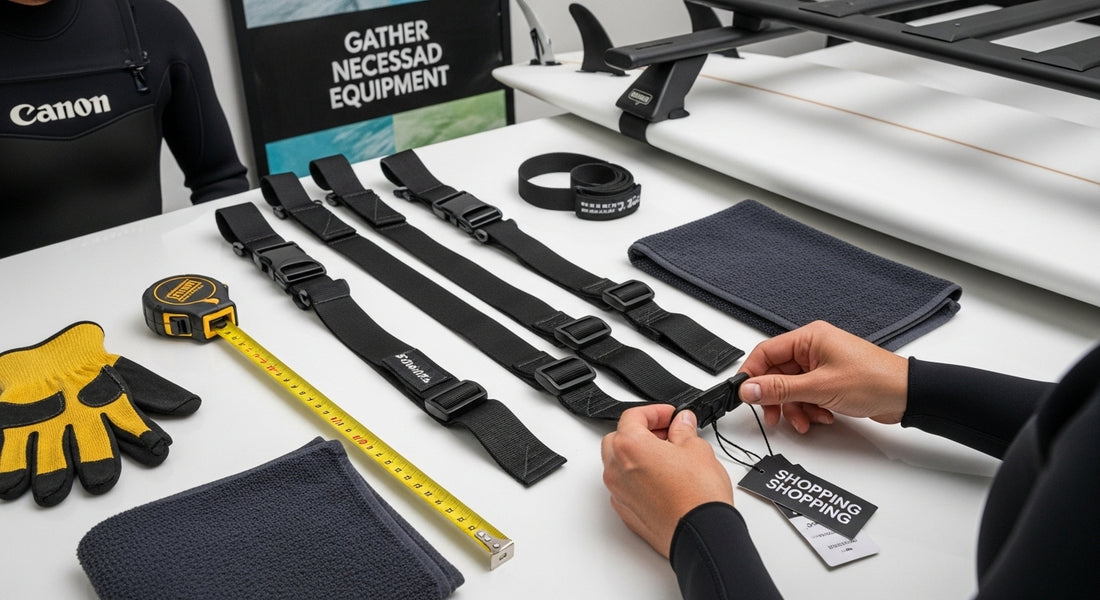 surfboard rack straps equipment